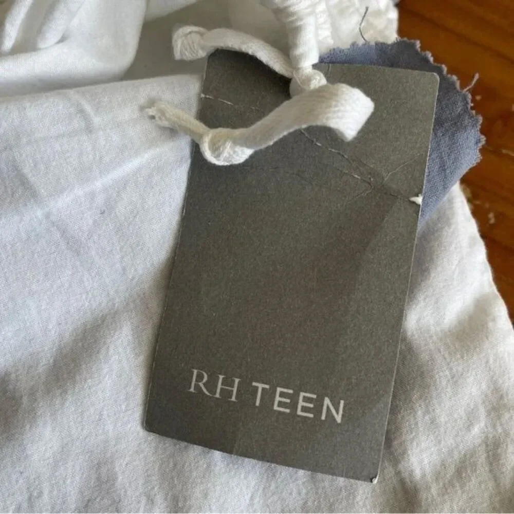 Restoration Hardware Teen Garment Dyed Vintage Cotton Standard Sham Pair NEW